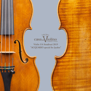 ACQUARIO ( Jayden 1-4) – anno 2019 – Violino Small Size Modello Stradivari